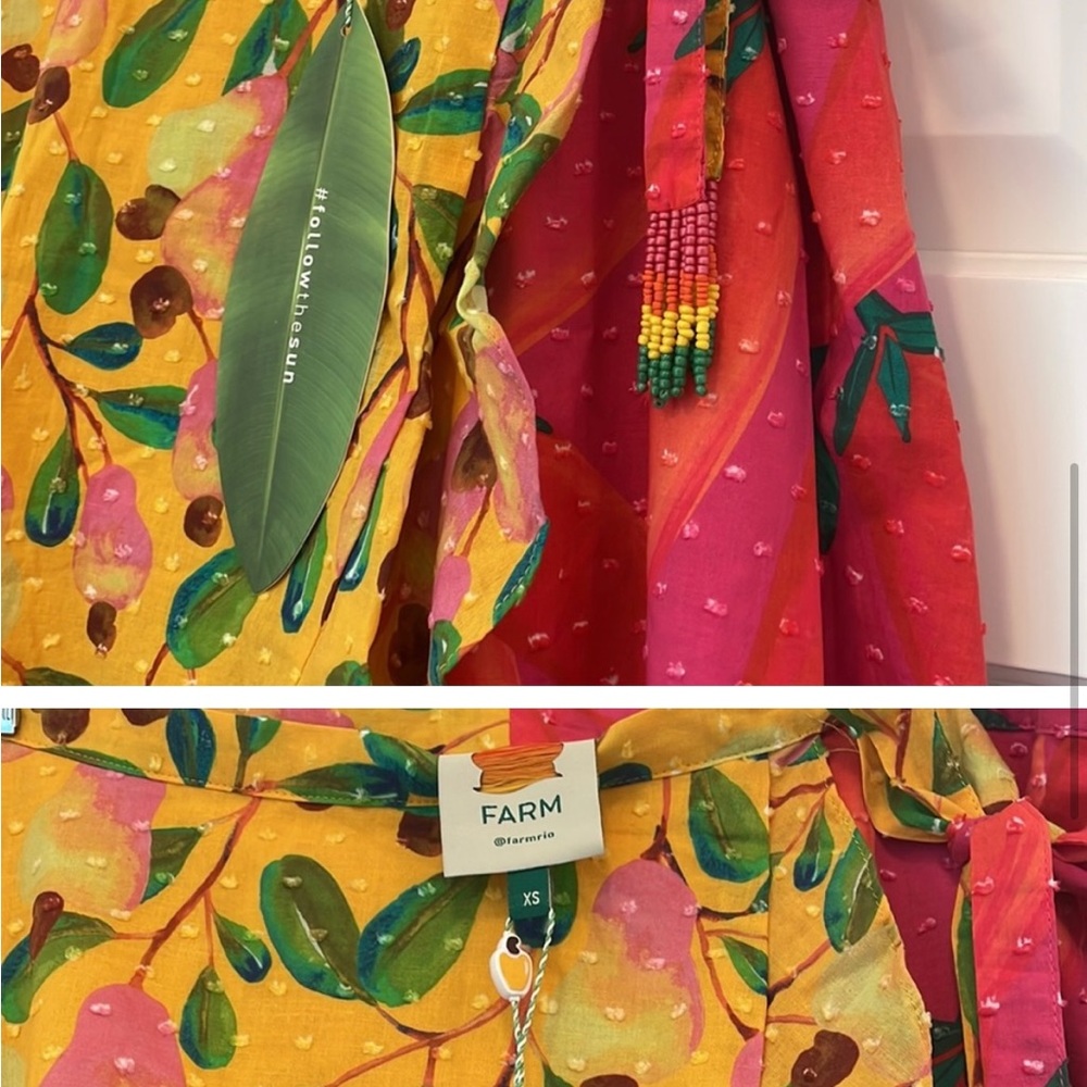 Farm Rio wrap skirt - Picture 3 of 4